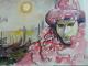 Karneval in Venedig - Roswitha Kallfaà - Aquarell auf Papier - Reisen - Karneval in Venedig - Roswitha Kallfaà - Aquarell auf Papier - Reisen -