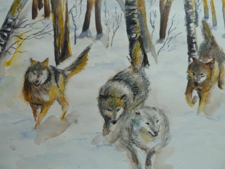 Wölfe - Roswitha Kallfaß - Array auf - Array - Wölfe - Roswitha Kallfaß - Array auf - Array -