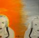 Feeling - AndrÃ© Hein - Acryl auf Leinwand - Frauen-Gesichter-GefÃ¼hle - PopArt-Realismus-Symbolismus