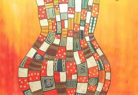 Die bunte Vase  - Charly  Walser - Array auf Array -  - Array