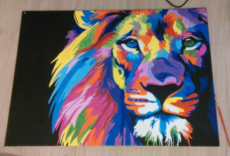 Bunter Löwe - Jessie Eiter - Array auf Array - Array - Bunter Löwe - Jessie Eiter - Array auf Array - Array -