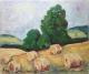 Getreideernte bei Wutöschingen - Josef Heinzler - Thomas Knab - Ãl auf Leinwand - Bäume-Himmel-Wald-Wiese-Wolken-Sommer - Impressionismus Getreideernte bei Wutöschingen - Josef Heinzler - Thomas Knab - Ãl auf Leinwand - Bäume-Himmel-Wald-Wiese-Wolken-Sommer - Impressionismus