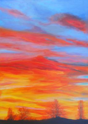 Wolken rot-gelb - ingrid wenz-gahler - Array auf Array - Array - Wolken rot-gelb - ingrid wenz-gahler - Array auf Array - Array -