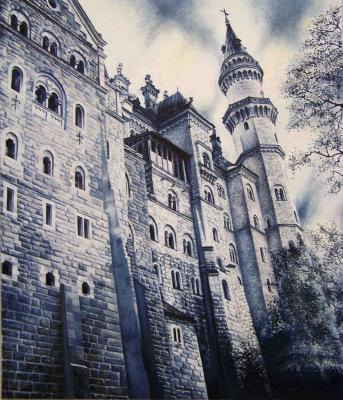 Schloss Neuschwanstein, Nordseite - Mathias Pfeil - Array auf Array - Array - Array Schloss Neuschwanstein, Nordseite - Mathias Pfeil - Array auf Array - Array - Array